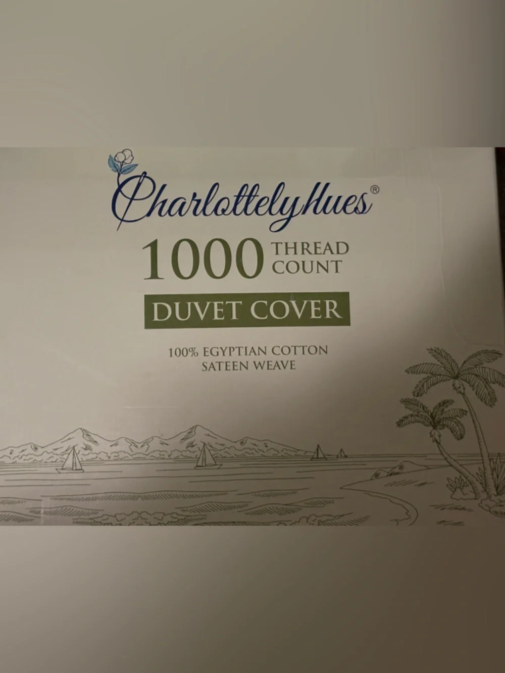 Classic Navy Duvet Cover Egyptian